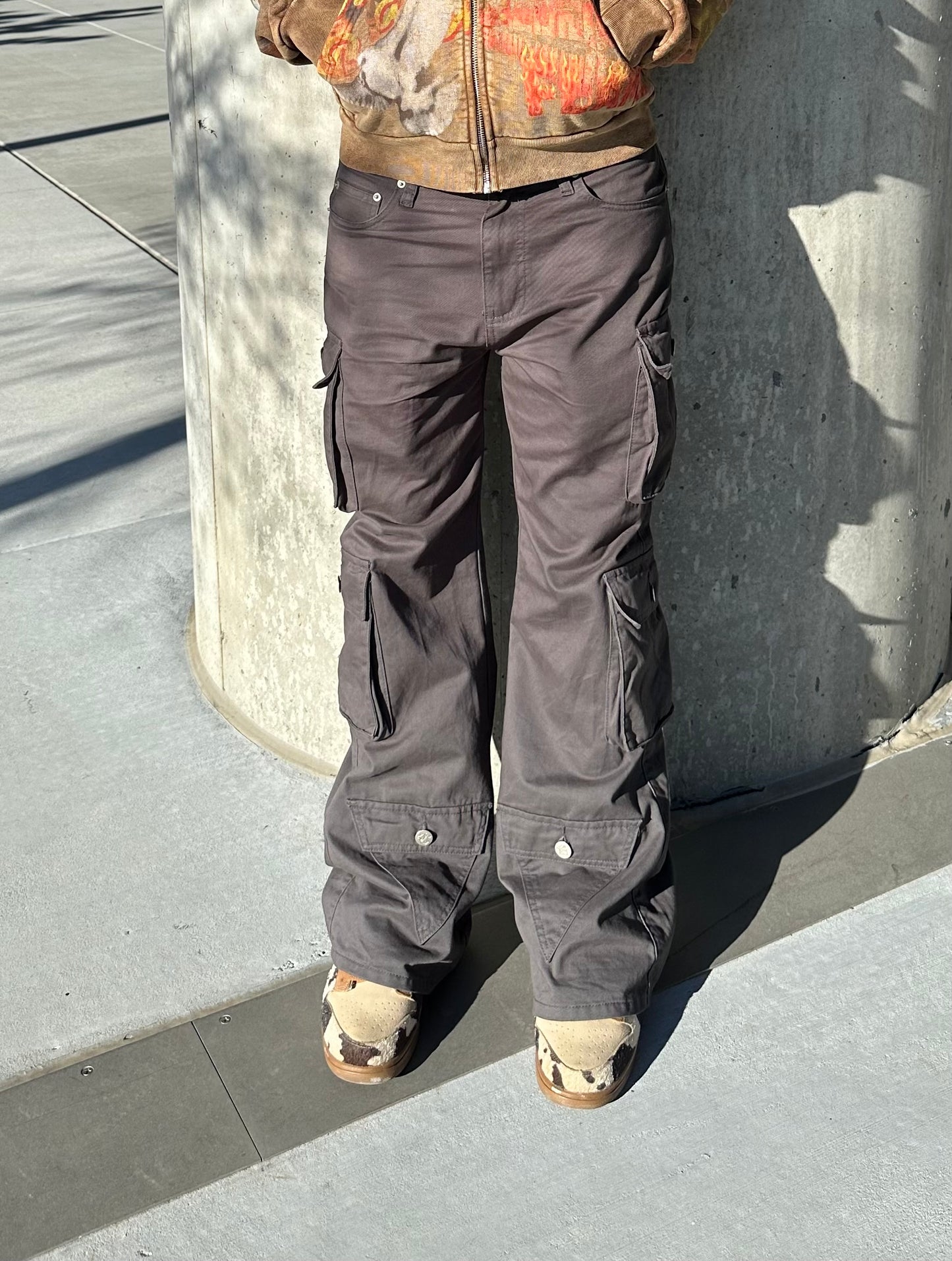 Dark Grey Cargo Pants