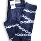 Reflective Chain Jeans Dark Blue